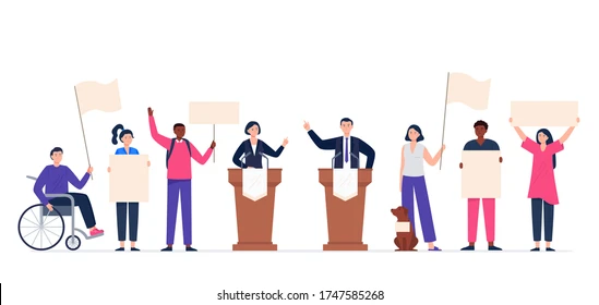 Candidate Meeting People